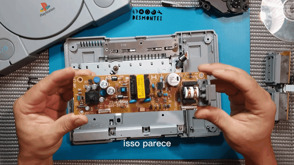 PS1 Não Lê Disco: Sony Playstation aberto