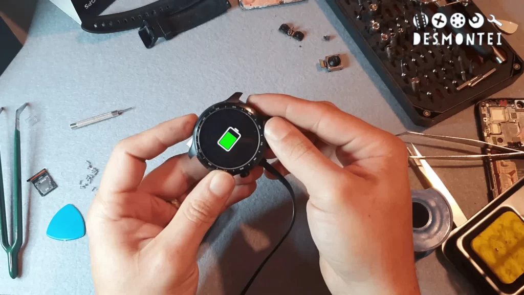 TicWatch Pro 3 carregando