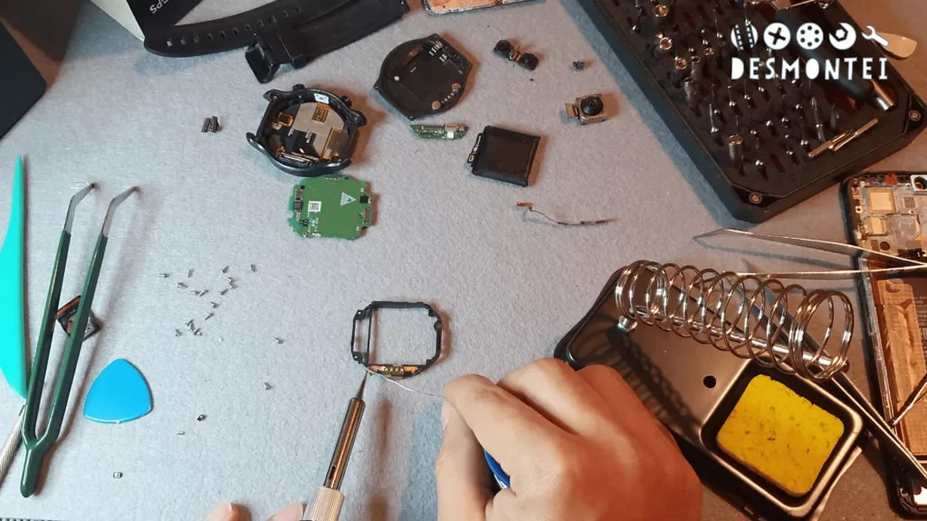 Conserto botão power TicWatch Pro 3